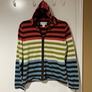 CBK Sports Full Zip Hoodie 100% Cotton Size Medium